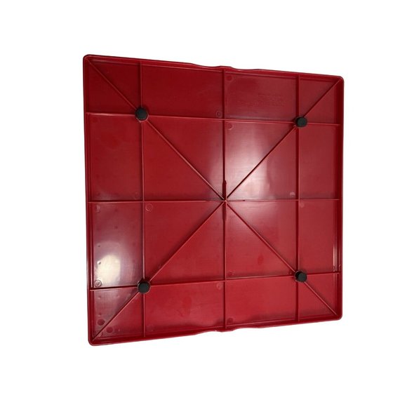 Scrabble Red Travel Board Replacement Parts Raised Tile Places u - Picture 2 of 2